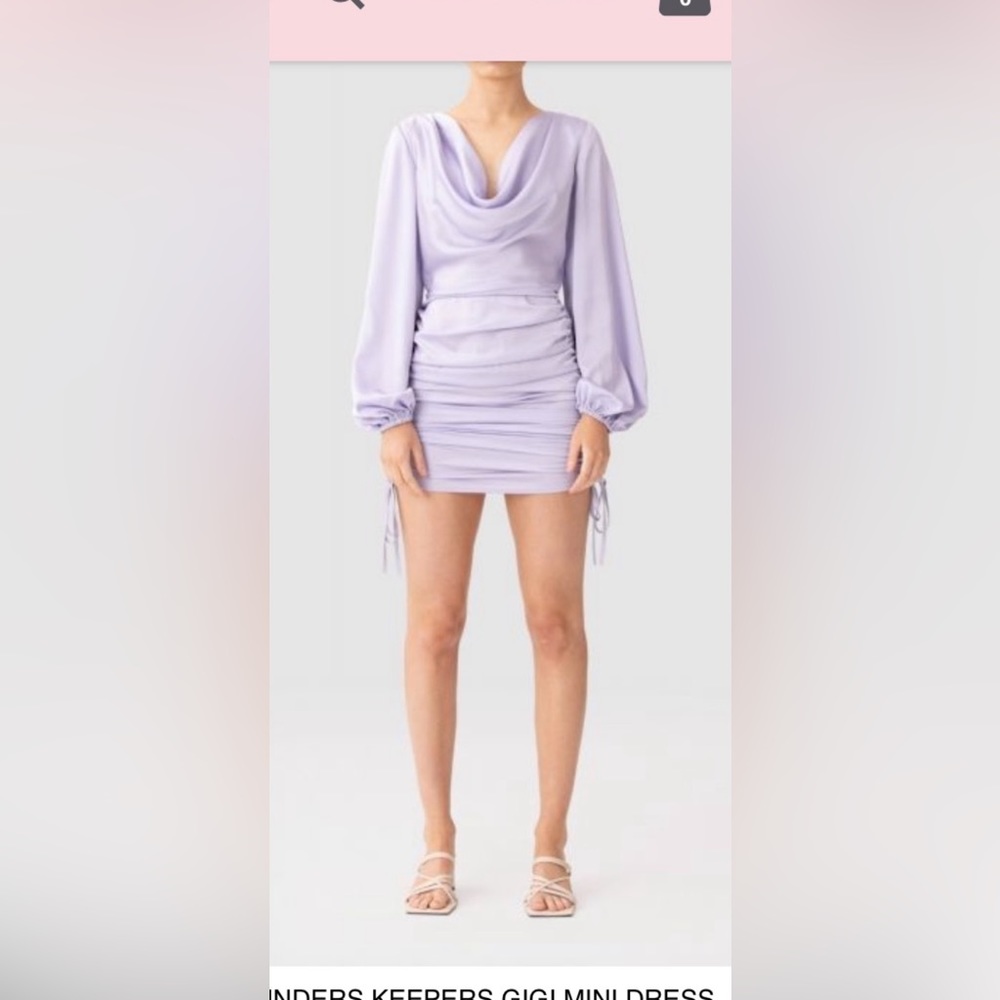 Finders keepers Gigi mini dress purple S